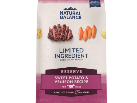 Natural Balance Limited Ingredient Reserve Grain Free Sweet Potato & Venison Recipe Dry Dog Food Online now