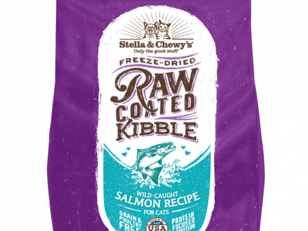 Stella & Chewy s Raw Coated Kibble Wild Caught Salmon Recipe Dry Cat Food Online now