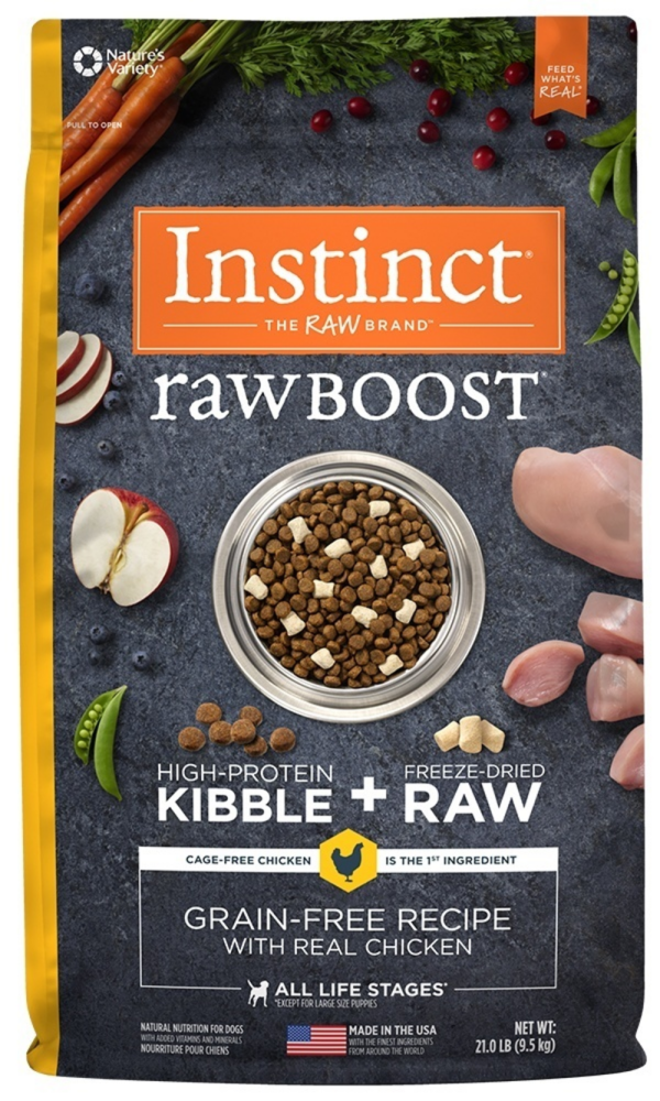 Instinct Raw Boost Grain-Free Real Chicken Dry Dog Food Discount