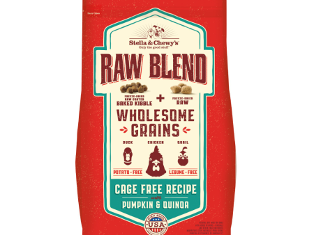 Stella & Chewy s Raw Blend Kibble With Wholesome Grains Cage Free Recipe Dry Dog Food Supply