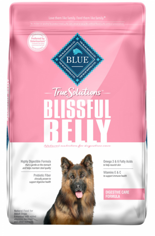 Blue Buffalo True Solutions Blissful Belly Digestive Care Formula Chicken Recipe Adult Dry Dog Food Online now