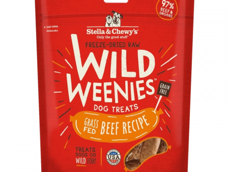 Stella & Chewy s Wild Weenies Grain Free Beef Recipe Freeze Dried Raw Dog Treats Sale