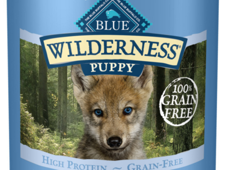 Blue Buffalo Wilderness High-Protein Grain-Free Turkey & Chicken Grill Puppy Canned Dog Food Sale