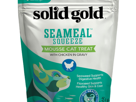 Solid Gold Seameal Squeeze Chicken Grain-Free Cat Treat Online