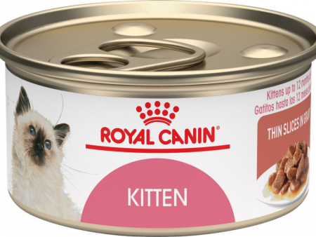 Royal Canin Feline Nutrition Kitten Instinctive Thin Slices in Gravy Canned Cat Food Online Sale