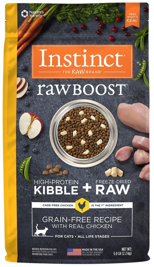 Instinct Raw Boost Grain-Free Real Chicken Dry Cat Food Discount