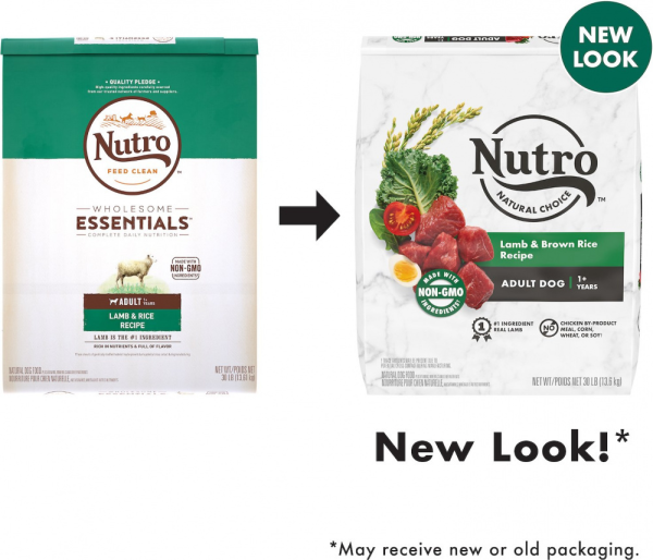 Nutro Wholesome Essentials Adult Pasture-Fed Lamb & Rice Dry Dog Food Hot on Sale