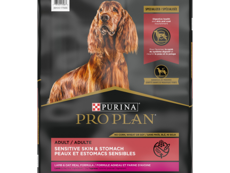 Purina Pro Plan Sensitive Skin & Sensitive Stomach Lamb & Oat Meal Formula Dry Dog Food Cheap