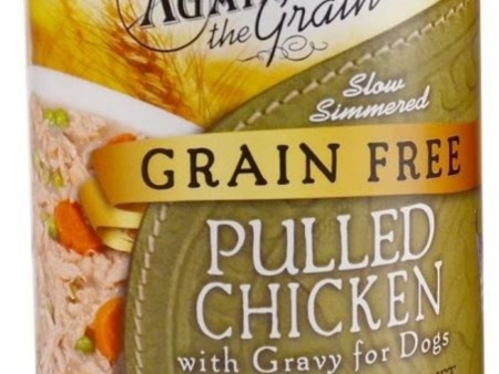 Against the Grain Pulled Chicken in Gravy Canned Dog Food on Sale