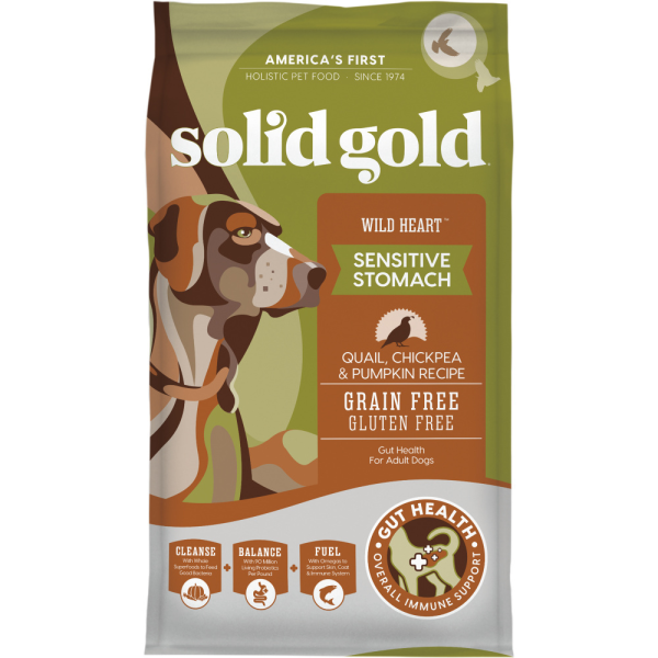 Solid Gold Wild Heart Adult Quail, Chickpeas and Pumpkin Recipe Dry Dog Food Online