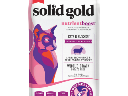 Solid Gold NutrientBoost Katz-N-Flocken with Lamb, Brown Rice & Pearled Barley Dry Cat Food For Discount