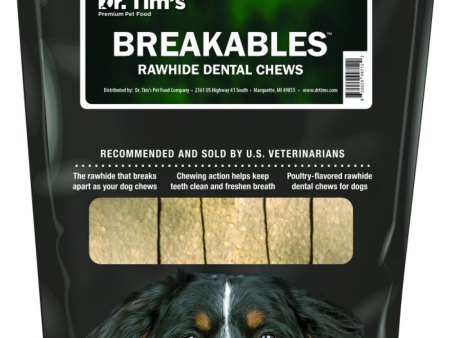 Dr. Tim s CLENZ-A-DENT Breakables Rawhide Dental Chews For Discount