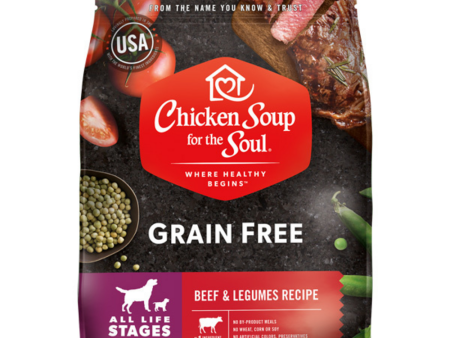 Chicken Soup For The Soul Grain Free Beef and Legumes Recipe Dry Dog Food Sale