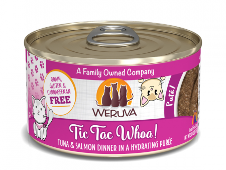 Weruva Classic Cat Pate Tic Tac Whoa! With Tuna & Salmon Canned Cat Food For Cheap