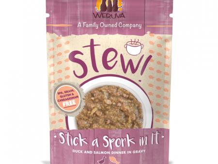 Weruva Classic Cat Stews! Stick a Spork in It with Duck & Salmon in Gravy Canned Cat Food Hot on Sale