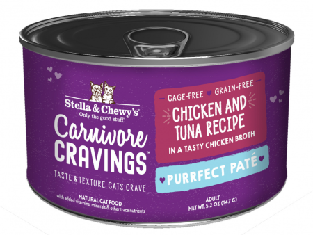 Stella & Chewy s Carnivore Cravings Purrfect Pate Chicken & Tuna Pate Recipe in Broth Wet Cat Food For Discount