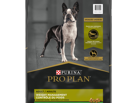 Purina Pro Plan Specialized Weight Management Shredded Blend With Probiotics Small Breed Dry Dog Food Discount