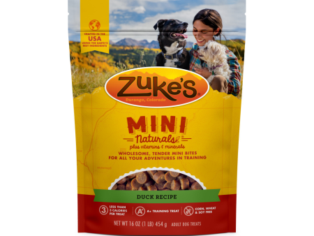 Zukes Mini Naturals Duck Dog Treats Online Hot Sale