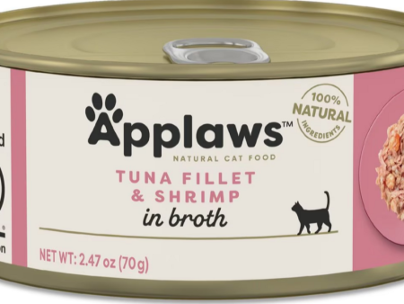 Applaws Natural Wet Cat Food Tuna with Shrimp in Broth Hot on Sale