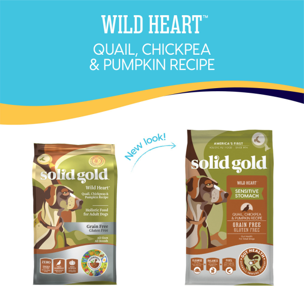 Solid Gold Wild Heart Adult Quail, Chickpeas and Pumpkin Recipe Dry Dog Food Online