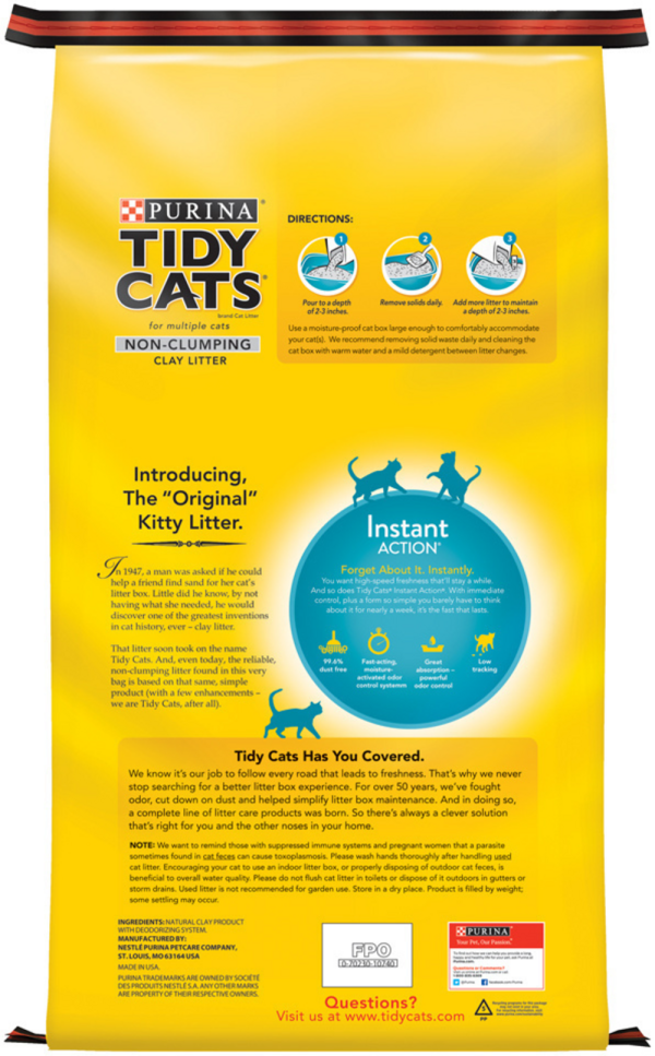 Tidy Cats Non Clumping Instant Action Immediate Odor Control Cat Litter Online Hot Sale