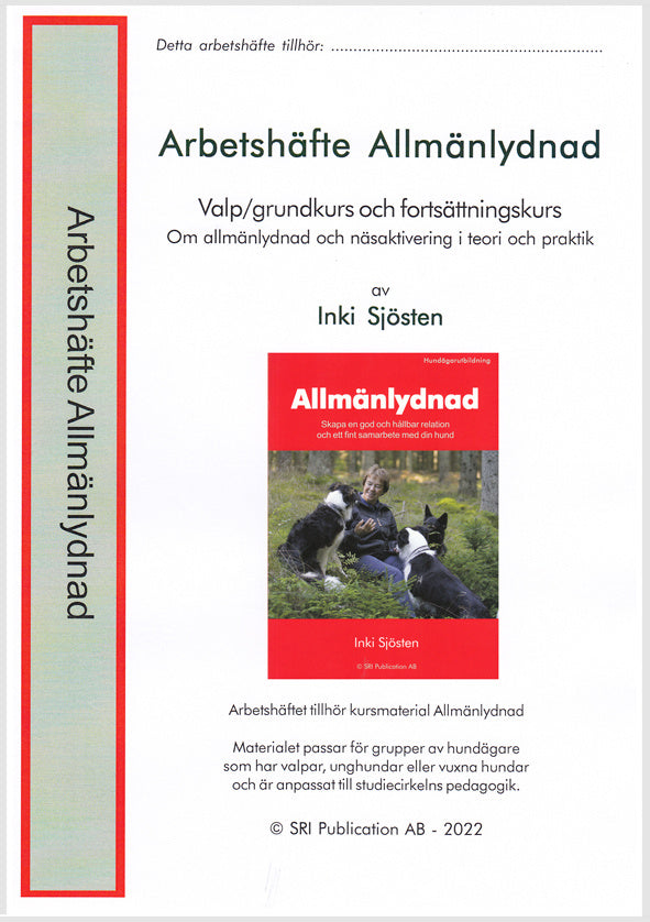 Arbetshäfte Allmänlydnad Supply