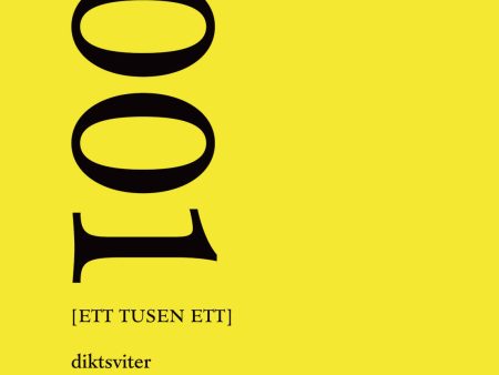 1001 [ett tusen ett] : diktsviter Sale