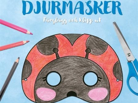 Djurmasker - Färglägg och klipp ut For Cheap